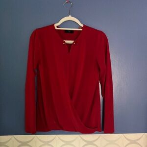 Tahari Red Sweater